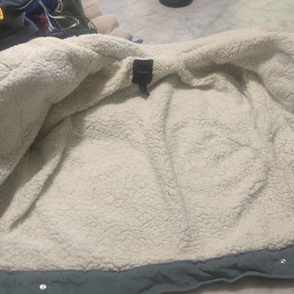 Forever 21 corduroy Sherpa jacket - Picture 2 of 4